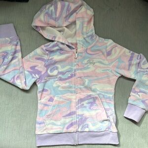 Juicy Couture Kids Velour Zip Sweater